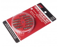 Набор бит 1/4"; TORX T7H-T40H с отверстием 10ед.-foto2