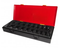Набор головок ударных 1/2"; TORX, HEX, SPLINE 60мм 18ед.
