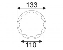 Головка ступичная 110мм IVECO-foto3