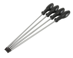 Набор отверток удлиненных TORX Т20, Т25, Т27, Т30, 250мм 4ед.
