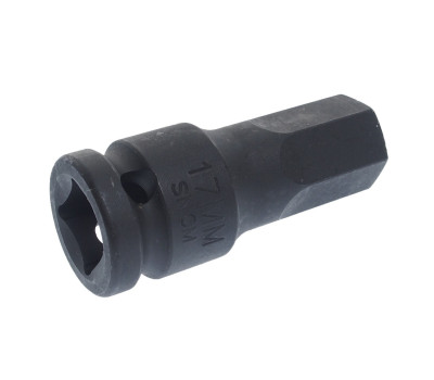 Головка ударная HEX 17мм L= 60мм 1/2"; Головка ударная HEX 17мм L= 60мм 1/2";