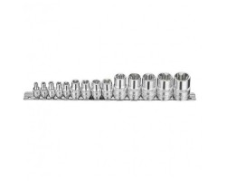 Набор головок TORX 1/4";, 3/8";, 1/2"; Е4-Е24 14ед.