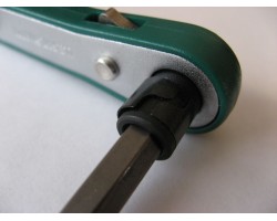 Трещотка двухсторонняя для бит 1/4"; и под головку 1/4"; с реверсом 100мм-foto7