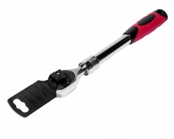 Трещотка с регулируемой длиной 1/2"; 305-455мм 72зубца (резиновая ручка)-foto2