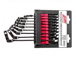 Набор ключей рожково-накидных шарнирных с трещоткой 8-17мм 9ед.-foto2