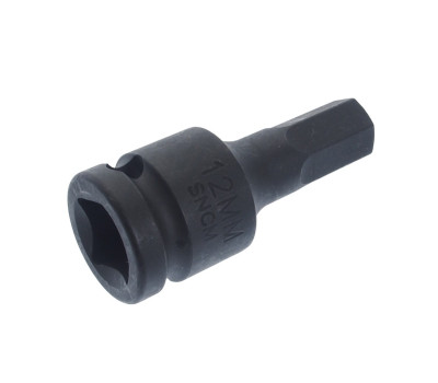 Головка ударная HEX 12мм L= 60мм 1/2"; Головка ударная HEX 12мм L= 60мм 1/2";