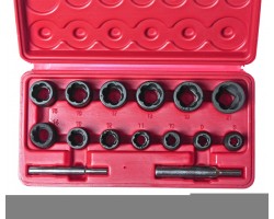 Набор головок для поврежденных болтов и гаек 15ед.-foto2