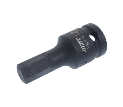Головка ударная HEX 12мм L= 60мм 1/2"; Головка ударная HEX 12мм L= 60мм 1/2";