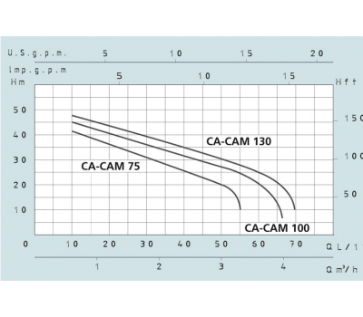 Поверхностный cамовсасывающий насос Speroni CAM 100-HL 31.1.101161330