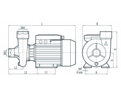 Центробежный поверхностный насос Sprut 2DK 20 112158-foto3