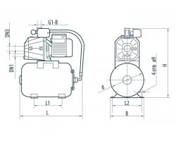 Насосная станция Насосы+Оборудование AUDP 750A/24L 312014-foto3