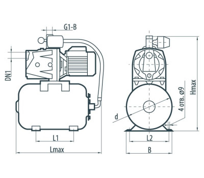 Насосная станция Sprut AUJSP 255A/24L 312123