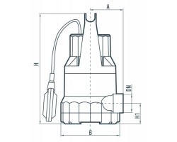 Дренажный насос Насосы+Оборудование DSP 750P 132004-foto3