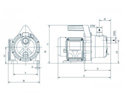 Центробежный поверхностный насос Насосы+Оборудование Garden-JS 1,5-25/0,8 112090-foto3