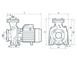 Центробежный поверхностный насос Насосы+Оборудование NF 130С 112067-foto3