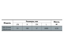 Погружной электронасос для дизельного топлива Насосы+Оборудование DB 12 V mini 8074-foto2