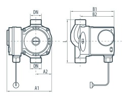 Циркуляционный насос Насосы+Оборудование BPS 20-2G-130/B 122031-foto3