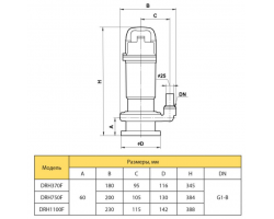 Дренажный насос Rudes DRH 750F 48134-foto2