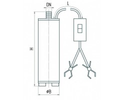 Погружной электронасос для дизельного топлива Насосы+Оборудование DB 24 V mini 8075-foto3