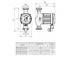 Циркуляционный насос Насосы+Оборудование BPS 25-6SM-180 Ecomax 87442-foto2