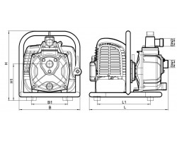 Мотопомпа Насосы+Оборудование Garden MP25-8 mini 10303-foto3