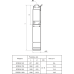 Скважинный насос Rudes 3FRESH 1200 +кабель (50 м) 13345