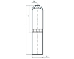 Скважинный насос Насосы+Оборудование KGB 90QJD2-75/18-1,1D 7465-foto3