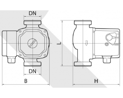 Циркуляционный насос Rudes RH 25-6-180 7226-foto4