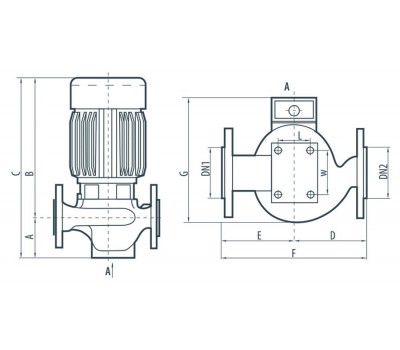 Циркуляционный насос Sprut 1VP-DN50 122184