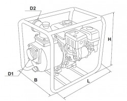 Мотопомпа Насосы+Оборудование Garden MP30-90 9447-foto3