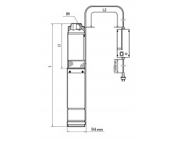 Скважинный насос Насосы+Оборудование БЦП 1,8-42У 7892-foto3