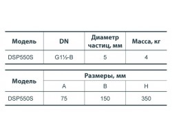 Дренажный насос Насосы+Оборудование DSP 550S 132020-foto2