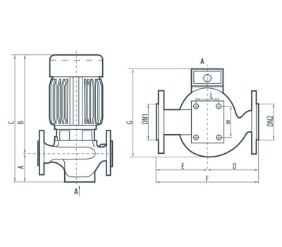 Циркуляционный насос Sprut 3VP-DN50 122195