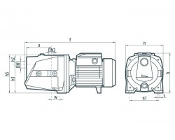Центробежный поверхностный насос Насосы+Оборудование JSWm 15МX 112079-foto3