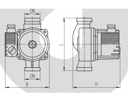 Циркуляционный насос Rudes RS 25-6-180 9300-foto3
