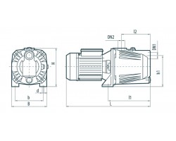 Поверхностный центробежный насос Rudes JET 110 6658-foto4