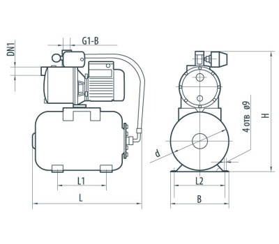 Насосная станция Sprut AUJS 110/24L 312150