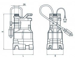 Дренажный насос Насосы+Оборудование Garden-DSP3-4/0.25Р 6156-foto3