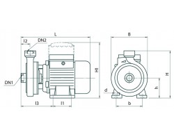 Поверхностный центробежный насос Насосы+Оборудование CDK15 Poliv 10566-foto3