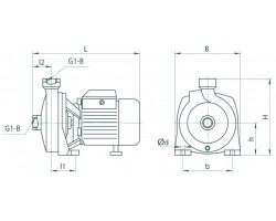 Поверхностный центробежный насос Rudes CPm 158 6659-foto4
