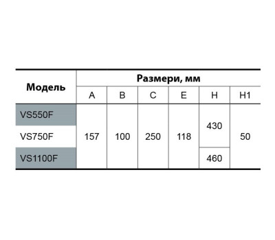 Дренажно-фекальный насос Насосы+Оборудование VS1100F 7909