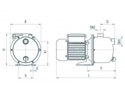 Поверхностный центробежный насос Rudes JS 110 6657-foto4