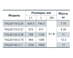 Скважинный насос Насосы+Оборудование 75QJD 122-0.55 142019-foto2