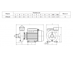 Поверхностный центробежный насос Rudes CPQm20 9289-foto2