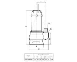 Дренажно-фекальный насос Rudes DRF 1100 MIXERF 47869-foto2