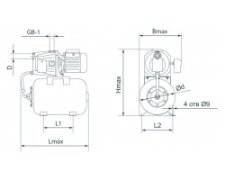 Насосная станция Rudes AUJET 110 7461-foto4