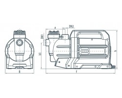 Центробежный поверхностный насос Насосы+Оборудование Garden-JLUX 2,4-30/1,1 112087-foto3