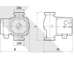 Циркуляционный насос Rudes RH 25-4-180 7225-foto3