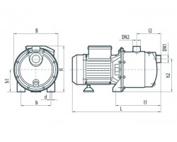 Центробежный поверхностный насос Насосы+Оборудование JS 80 112024-foto3