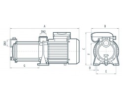Центробежный поверхностный насос Sprut MRS-H3 4636-foto3